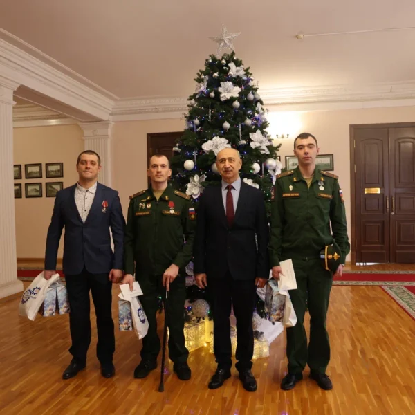 Ветеранов СВО поздравили с Новым годом
