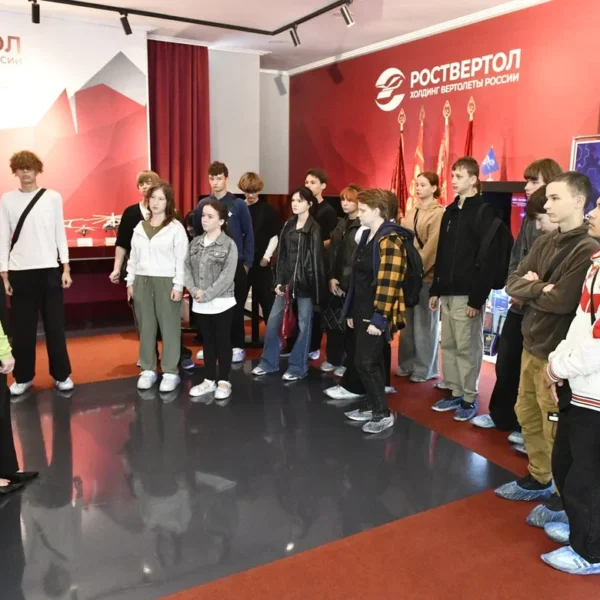 Экскурсия на «Роствертол»: профориентация в центре внимания ростовского СоюзМаш