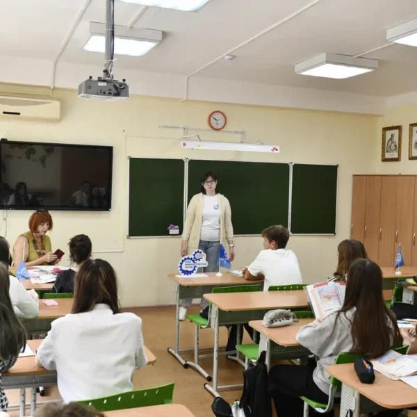 Профориентационные уроки провели представители Ростовского отделения СоюзМаш для школьников