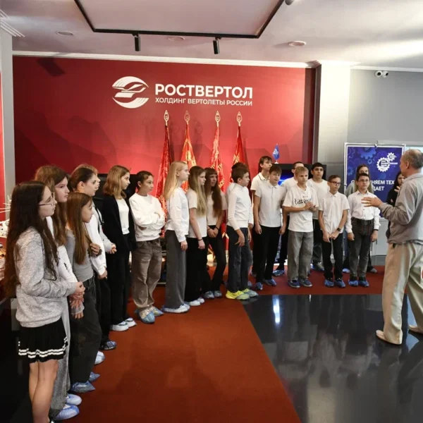 Экскурсия на «Роствертол»: профориентация в центре внимания ростовского СоюзМаш