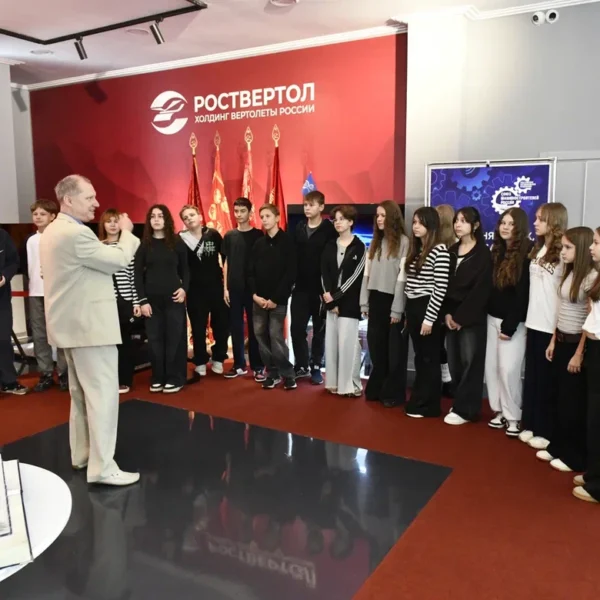 Экскурсия на «Роствертол»: профориентация в центре внимания ростовского СоюзМаш