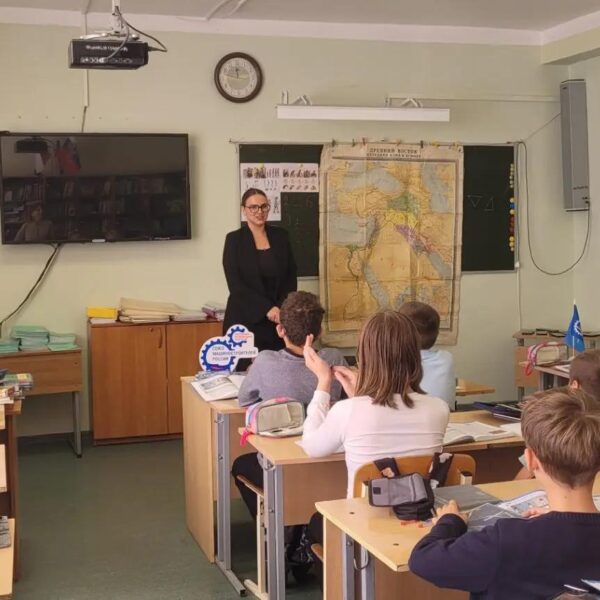 Ростовское отделение СоюзМаш продолжает системную профориентационную работу: уроки для школьников